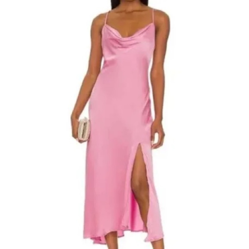 Astr the label Gaia satin slipdress